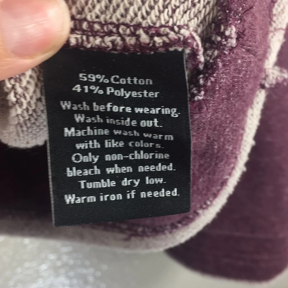 Rock & Republic Maroon Sweater in XL - Picture 6 of 6